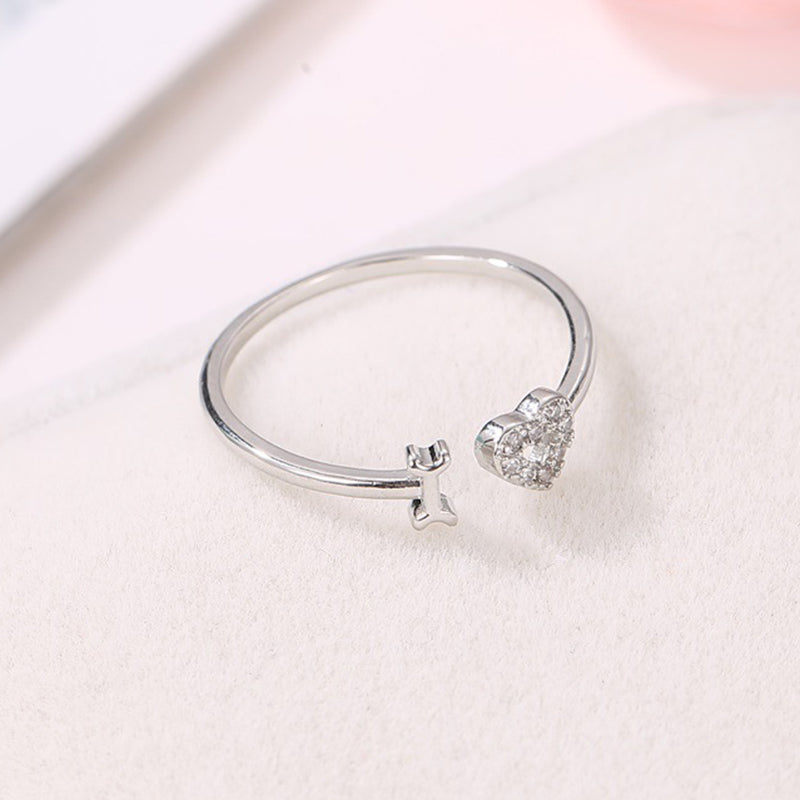 Charme bague réglable.