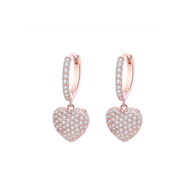 Boucles d'oreilles cœur pour femmes