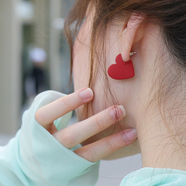 Boucles d'oreilles amour