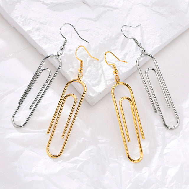 Boucles d'oreilles en trombone